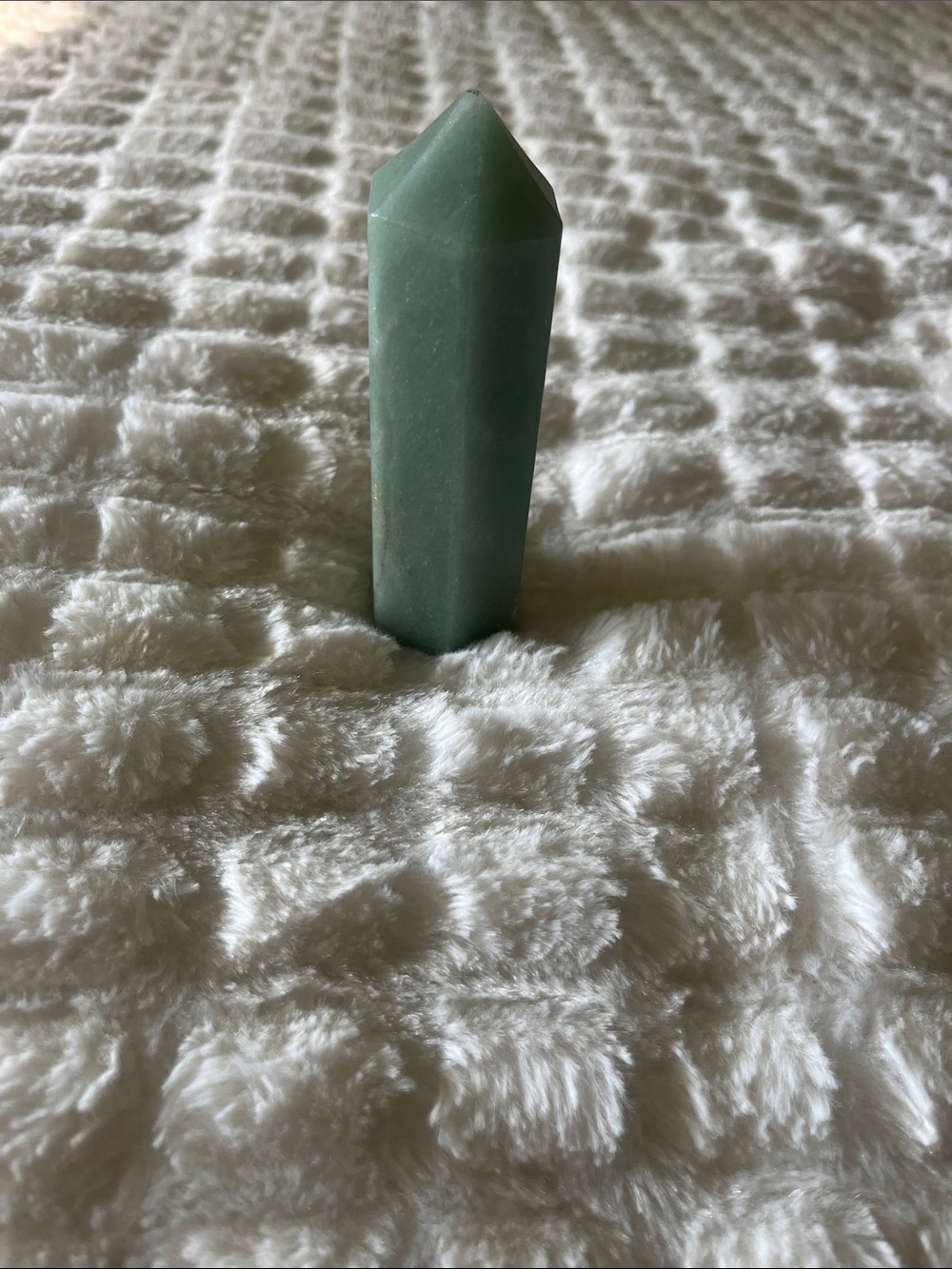 Green Crystal Tower Gemstone Accent - Home Accents